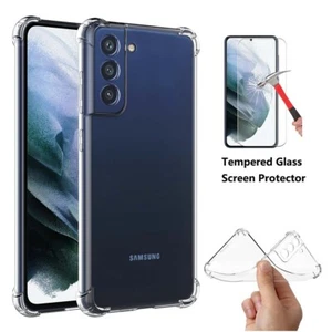 For Samsung Galaxy S23 S22 S21 Ultra S20 FE S10E S9 Plus Slim Clear Case Cover - Picture 1 of 12