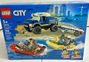 Lego City Juego de Transporte Barco Policía 60272 - 166 Piezas - Imagen 1 de 12