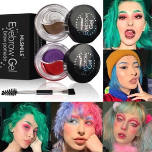 Styling Eye Brow Brows Colorful Tinted Wax Enhancers Eyebrow Cream Gel Color - Picture 1 of 34