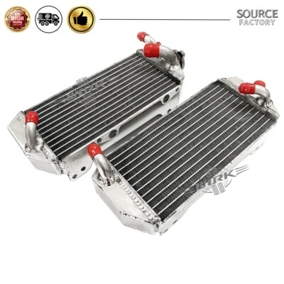 Full Aluminum Radiator for SUZUKI RM250 RM 250 96 97 98 1999 2000 Polished 32mm - Image 1 of 4