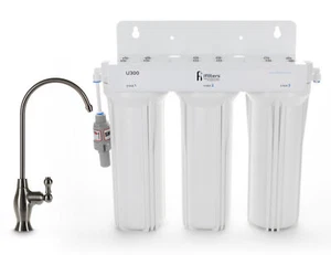 U300 Premium Drinking Water Filtration System 3 Stage & Designer Faucet - Picture 1 of 3