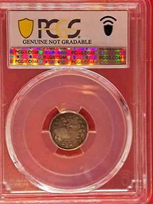 Canadá 1886 5 centavos - pequeña variedad 6 - graduación profesional detalles en muy buen estado - moneda de plata rara (2,6) Foto 1 de 2