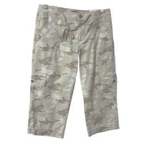 Sonoma Capri Womens 10 Tan Utility Cargo Camo Outdoor Hiking Street Gorpcore NWT - Picture 1 of 10