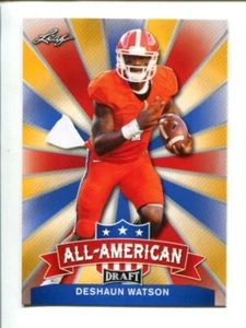 2017 Leaf Draft - All-American Deshaun Watson Gold #AA-09 CLEMSON RC - Bild 1 von 1