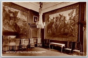 Vtg Edinburgh Dutchess Hamilton Audience Chamber Palace Holyroodhouse Postcard - Picture 1 of 2