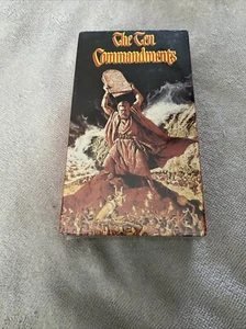The Ten Commandments VHS 1989 Paramount Pictures 2 Cassettes. Sealed!!! - Picture 1 of 4