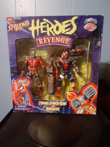 Marvel Spiderman Heroes Revenge Cyborg Spider Man and Deathlok Cover