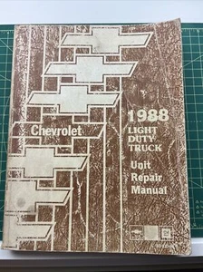 Vintage Chevrolet 1988 Light Duty Truck Unit Repair Manual GM ST-333-88.  - Picture 1 of 4