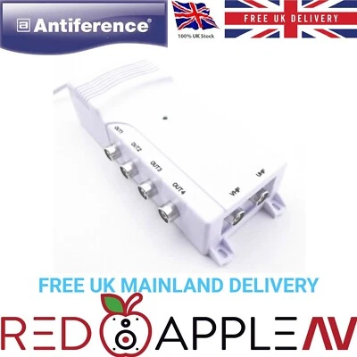 Antiference DAR240 75 Series 2 In 4 Out Distribution Amplifier LTE SKY By-Pass - Image 1 of 3