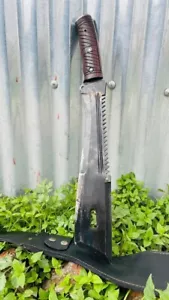Handmade Camping Tactical Machete For Clearing Bushes, Full Tang - Picture 1 of 2
