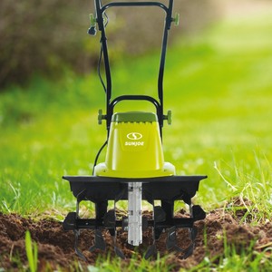 Sun Joe Electric Garden Tiller/Cultivator | 16-Inch | 13.5 Amp | Refurbished