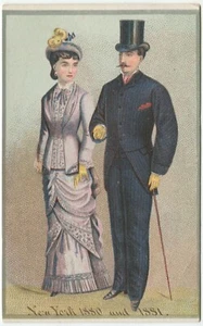 JESSUP & CO, BROADWAY, NEW YORK - Kleidung Werbung Postkartengröße - Bild 1 von 2