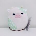 Squishmallows Ada The Cow 2024 Easter Spring Floral 5" Plush