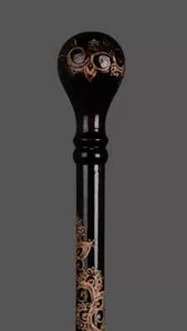 Wooden walking stick hand carved royal ebony wooden walking cane - Picture 1 of 2