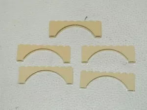 LEGO : 5x Brique arche 1 x 8 x 2 - Réf 3308 tan - Set 4842 3185 4757 7419 71006 - Imagen 1 de 1