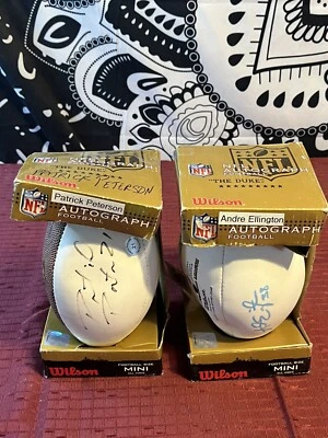Patrick Peterson And Andre Ellington Autographed Signed Football Mini Balls - Image 1 of 4