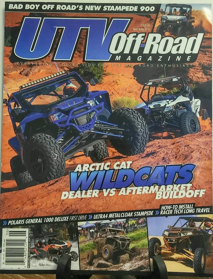 UTV Off Road Magazine May June 2016 Artic Cat Wildcats Polaris FREE SHIPPING sb - Image 1 of 1