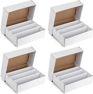 Premium Collector Card Storage Box for 3000+ Trading Cards - 4 Sets - Picture 1 of 11