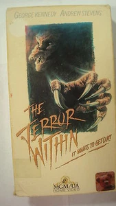 The Terror Within Vtg Horror VHS 1989 Chemically Induced Plague Mojave Mutant - Imagen 1 de 12