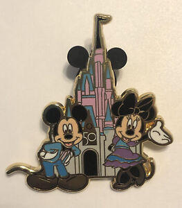 Walt Disney World 50th Anniversary Fantasy Pin Mickey Minnie Mouse WDW 50 Pin