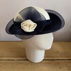 Hat Vintage 1980’s Wedding Hat Blue C&A