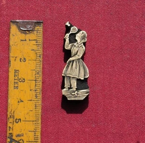brass ornament bookbinding Art Nouveau gilding bookbinder emboss lady woman old - Picture 1 of 1