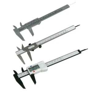 Digital Vernier Caliper Electronic Lcd Ruler Gauge 6" /150mm Micrometer Steel - Picture 1 of 4