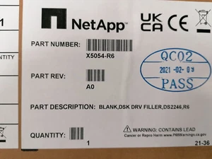 5x NetApp X5054-R6 - BLANK | DSK DRV FILLER | DS2246 | R6 - Photo 1/1