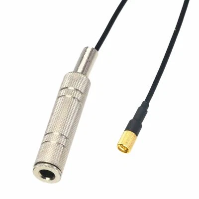 6.35mm TRS to microdot male cable for Wireless Audio Mic Transmitter Receiver - Image 1 of 4