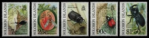 Islas Salomón 1991 - Mi-N.o 743-747 ** - Estampillada sin montar o nunca montada - insectos / insectos - Imagen 1 de 1