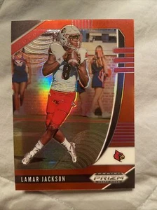 2020 Panini Prizm Draft Picks Prizms Red #63 Lamar Jackson Ravens Louisville - Picture 1 of 2