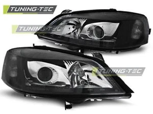SCHEINWERFER FRONTSCHEINWERFER OPEL ASTRA G 09.97-02.04 SCHWARZ H7 - Bild 1 von 1