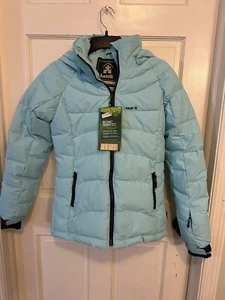 Kamik Girls' Aayla Jacket 2023 NWT Color Water (aqua) Size 14 Waterproof Bionic - Picture 1 of 16