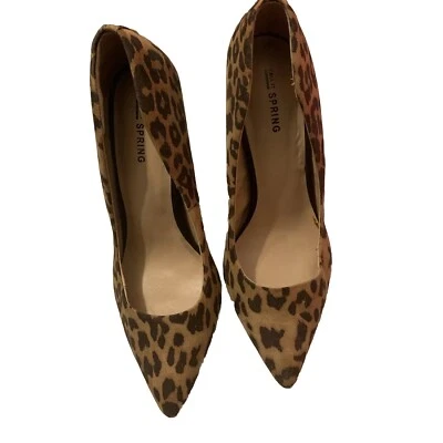 Call it Spring Leopard High Heels Pointy Size 8 - Image 1 of 4