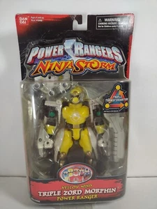 Sealed Bandai Power Rangers Ninja Storm Triple Zord Morphin Yellow Wind Ranger - Bild 1 von 17