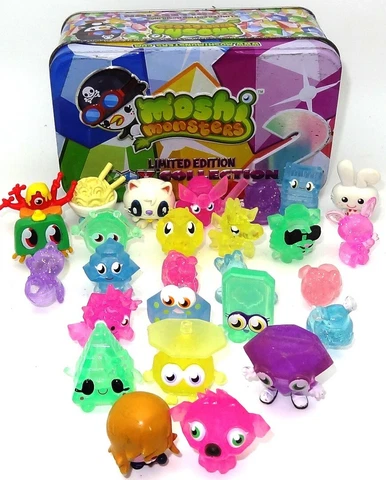 MOSHI MONSTERS - 27 ROX COLLECTION FIGURES IN ORIGINAL TIN - CHEAP! Cover
