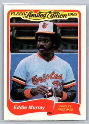 # 23 Eddie Murray Baltimore Orioles 1985 Fleer Limited Edition - Image 1 of 2