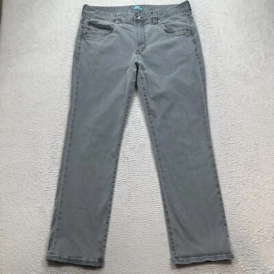 Pantalones Tommy Bahama Para Hombre 36 x 30 GRIS Rectos Mezcla Algodón Tencel Foto 1 de 4