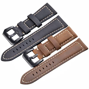 Reloj de cuero genuino de alta calidad con correa de correa de cuero de vaca para hombre deportivo 20 22 24 26 mm - Imagen 1 de 20