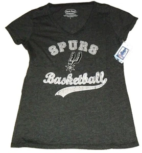 Kawhi Leonard Womens San Antonio Spurs V-Neck Two Sided T-Shirt sz. Small New - Picture 1 of 3