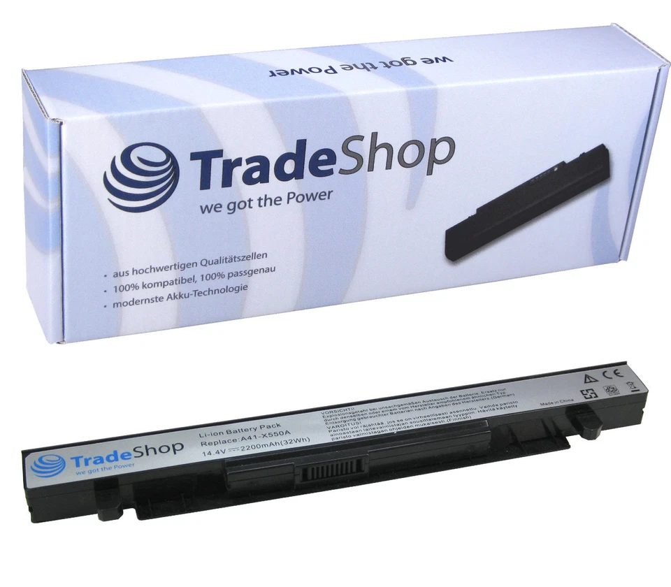 AKKU 2200mAh für Asus X550 X550C X550CA X550CC X550CL X550E X550EA - Bild 1 von 1