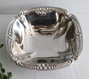 Wilton Armetale Belle Mont 9” Square Serving Bowl Pewter Finish – New in Box - Picture 1 of 20