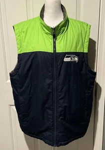 Seattle Seahawks NFL gefütterte Weste Wendetaschen G-III Apparel Group Herren XL - Bild 1 von 6