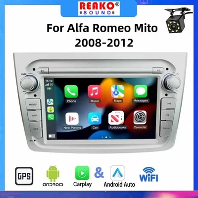 Per Alfa Romeo Mito 2008-2012 7" Android 13.0 Autoradio Carplay GPS Navi 2+32GB - Immagine 1 di 4
