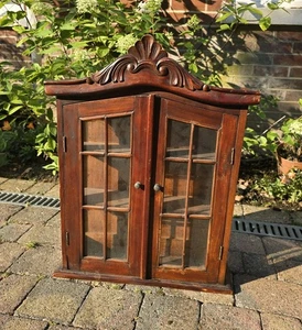 Vintage Curio Medicine Cupboard Cabinet Trinket Display Dark Academia Apothecary - Picture 1 of 24