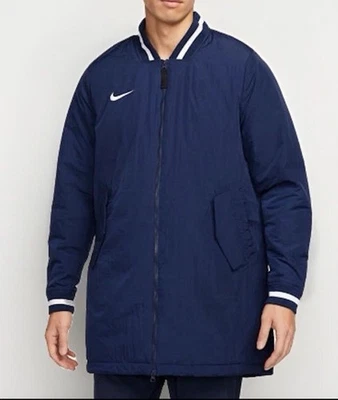 Jaqueta Nike Baseball Stock Dugout Parka Azul DC8335-419 Masculina Tamanho M $150 Nova com etiquetas - Imagem 1 de 4