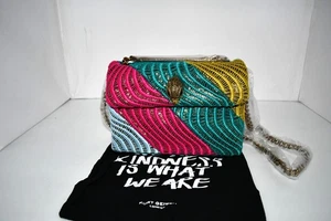 Kurt Geiger MEDIUM Kensington Woven Crossbody Bag in Multi #4373769609 NWT - Picture 1 of 7
