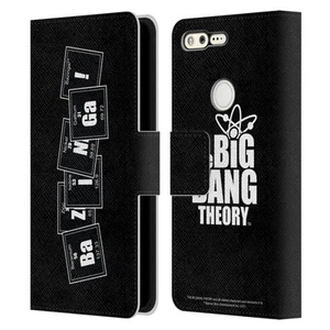 OFFICIAL THE BIG BANG THEORY BAZINGA LEATHER BOOK WALLET CASE FOR GOOGLE PHONES - Picture 1 of 9