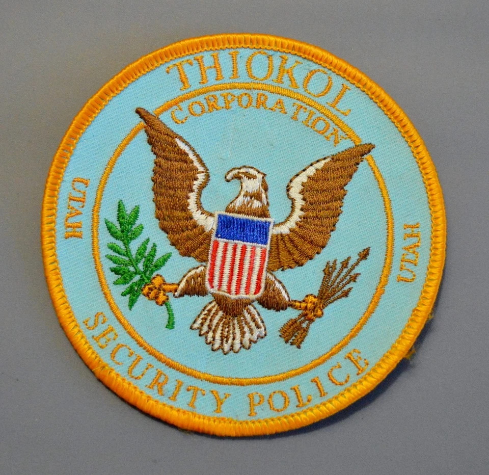 Utah Thiokol Security Police NASA Aerospace Contractor Patch ++ Mint UT - Image 1 of 1