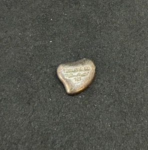 Colgante Tiffany & Co Elsa Peretti 925 Esterlina 9.2mm Corazón Completo - 2.10gg - Imagen 1 de 5